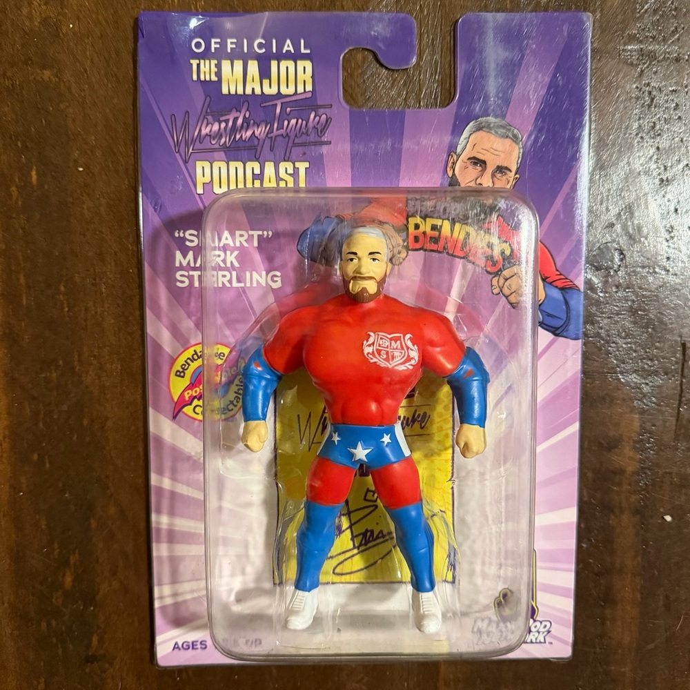Smart" Mark Sterling figure from the Major Wrestling Figure Podcast